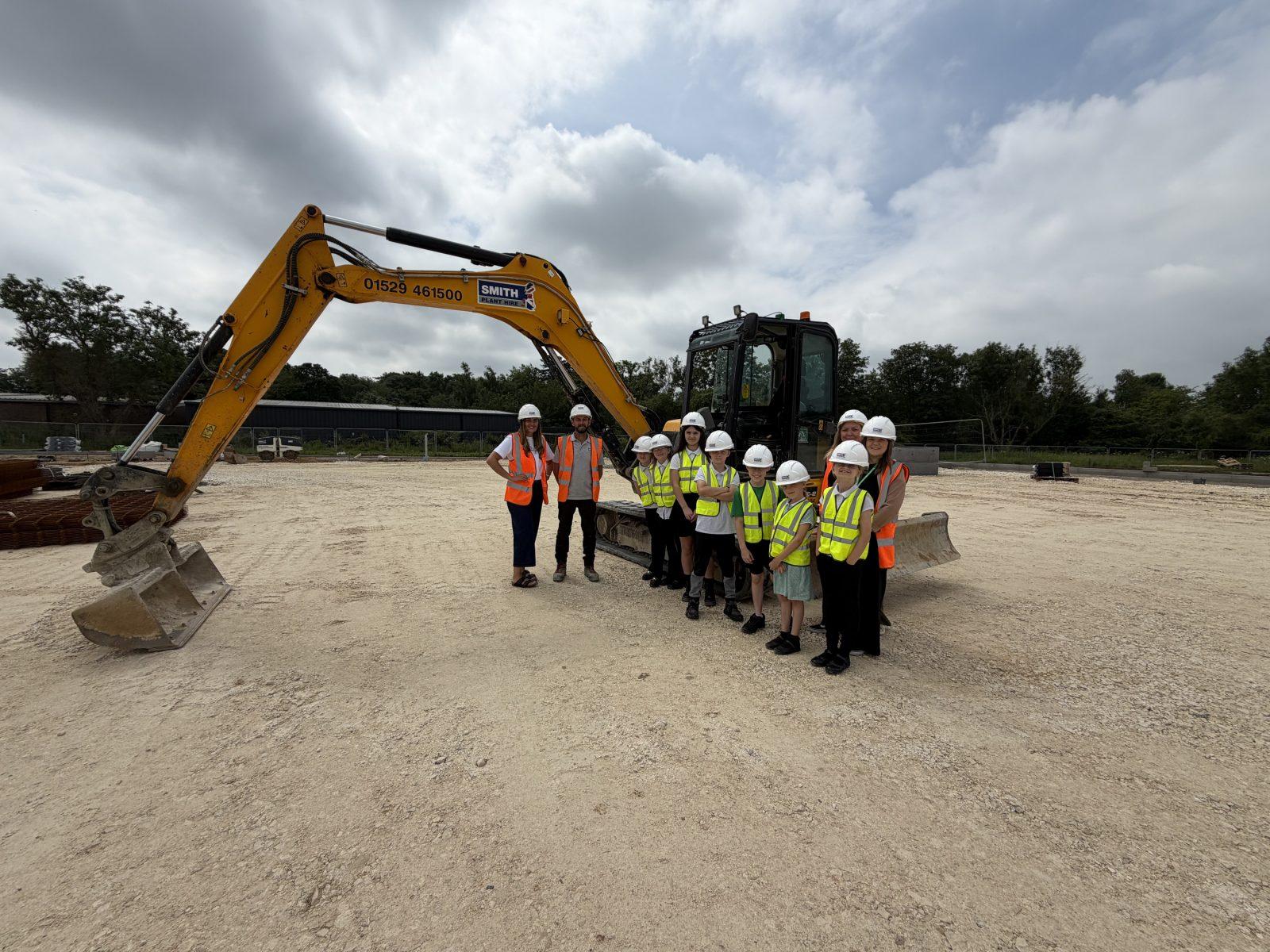 Community Engagement: Metheringham Primary School Site Visit