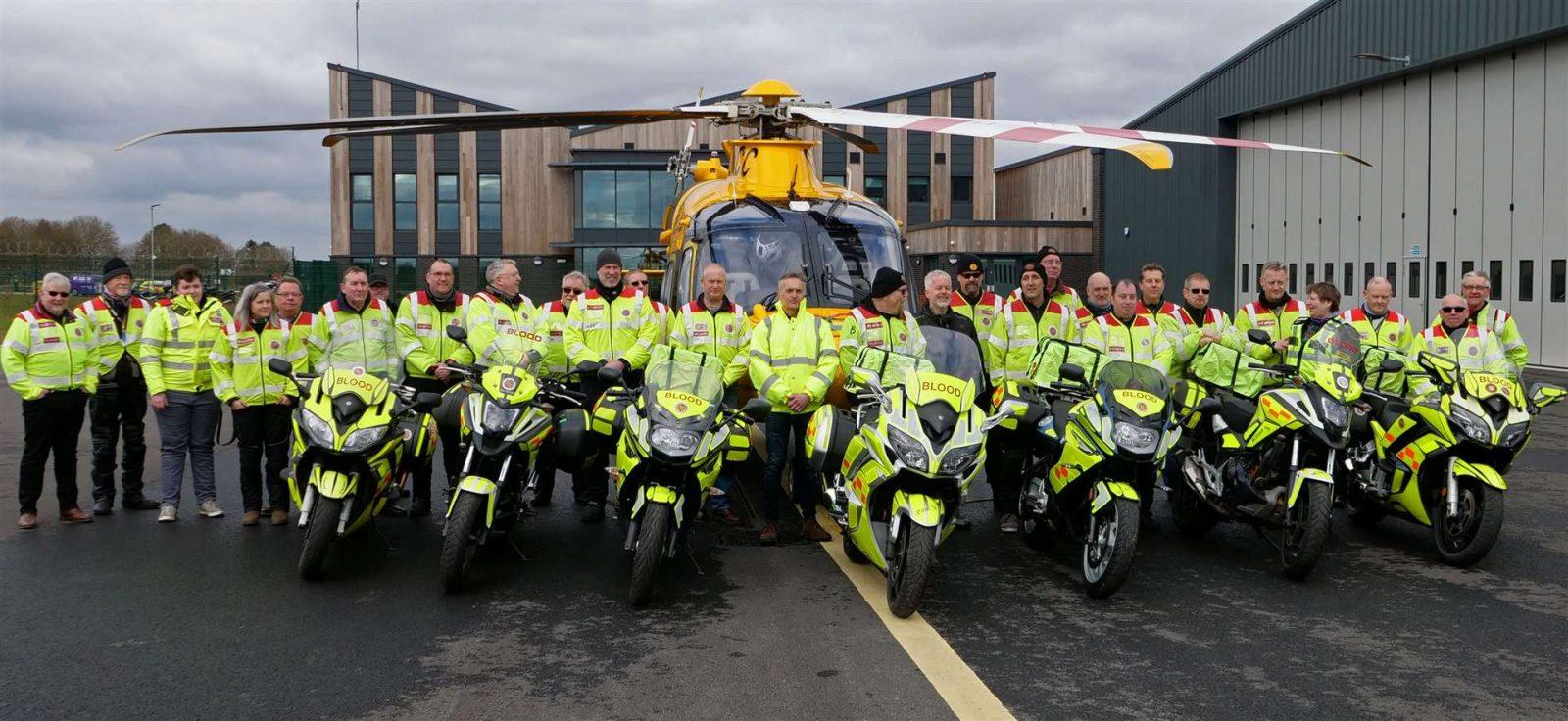 Smith Construction Supports Lincolnshire Blood Bikes with a £250 Donation